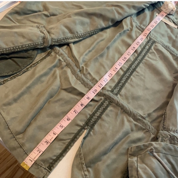 Max Jeans Utility Vest Army Green Size S - Picture 11 of 12